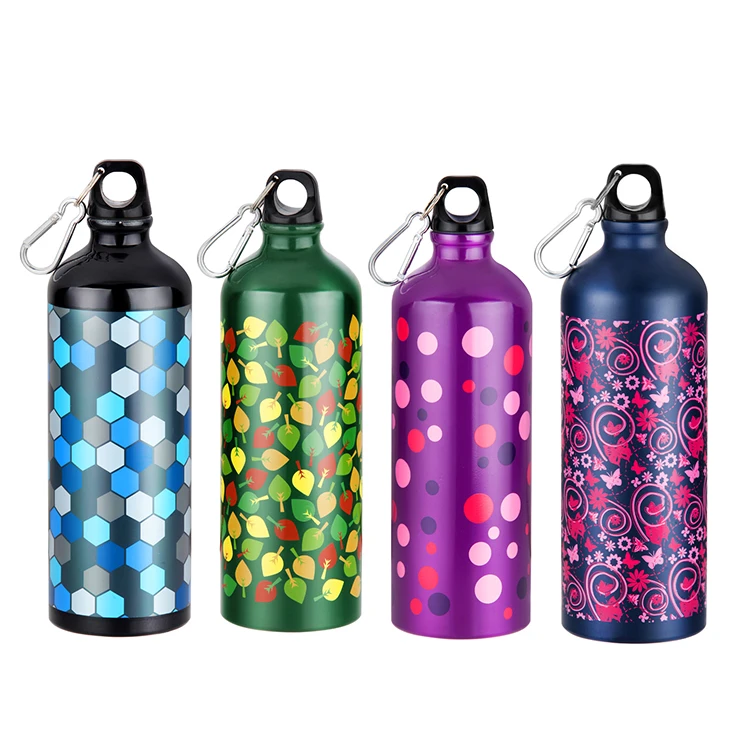 

Portable drinting bottle Customized Logo Printed Cheap Aluminum Water Bottle, Picture shows