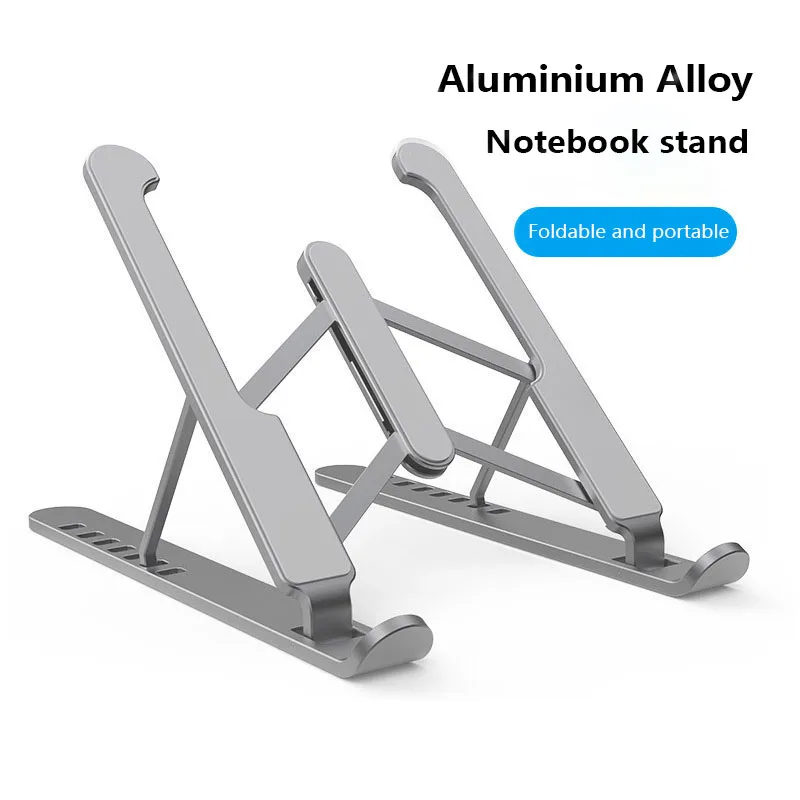 

2020 New wholesale adjustable ergonomic portable aluminum laptop desk stand