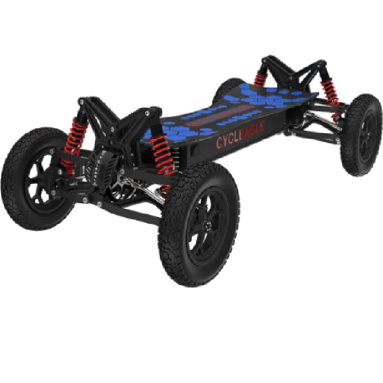 

Top speed 40KM all terrain electric powered skateboard with fast speed