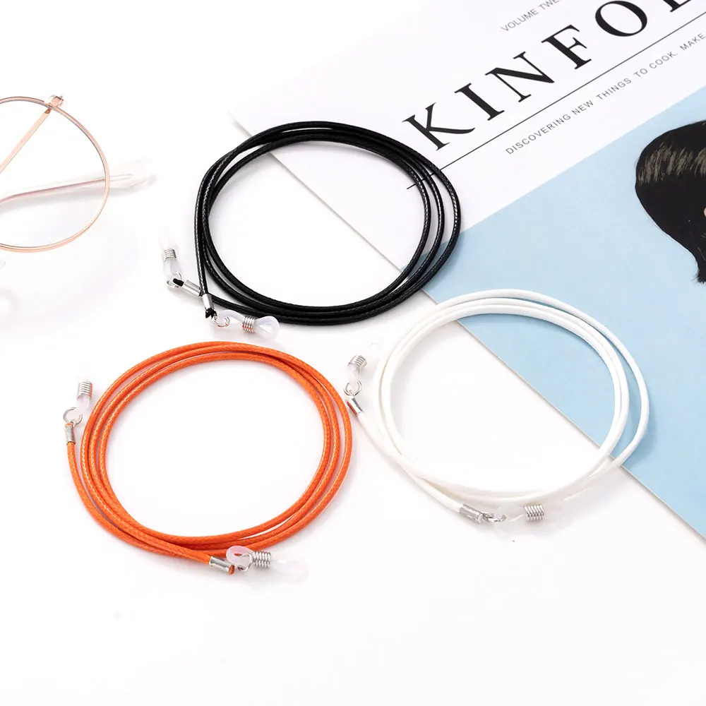 

2mm Polyester Rubber Neck Rope for Glasses holder Drop Proof wax rope Glasses rope, Multicolor