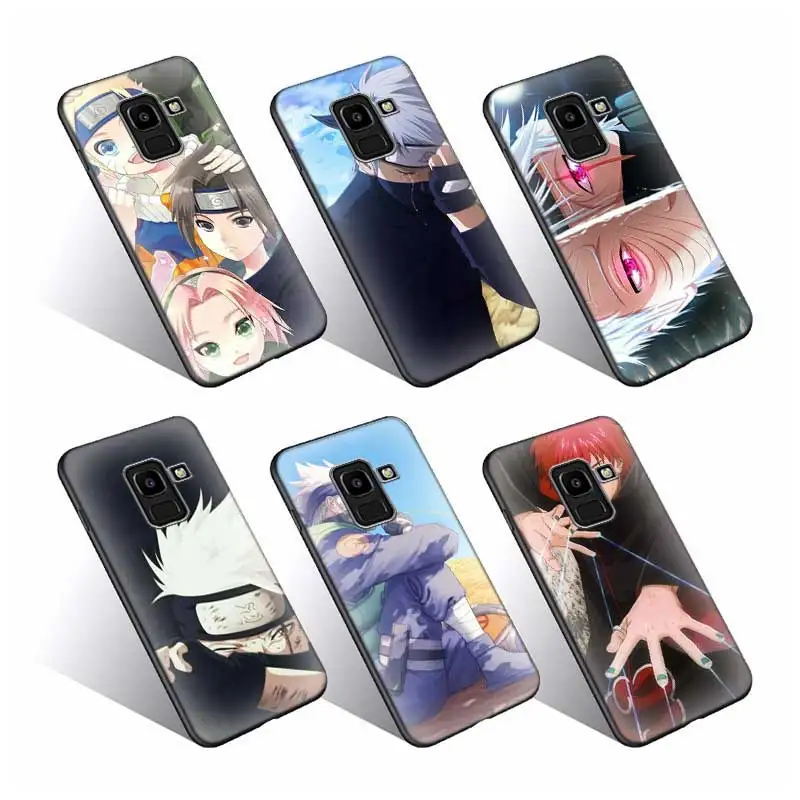 

Popular Anime Naruto UV Print Shockproof TPU Silicon Phone Case for iPhone 11 X Bumper Cover for Samsung Case A51 A71, Black