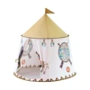 Kid Tent Playhouse House Portable Princess Castle Play Tent Castle 123*116Cm Present Hang Flag Children Teepee Tent Play Tent