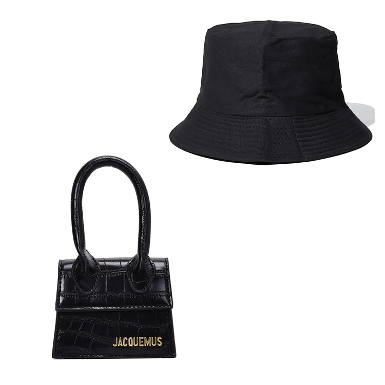 

New Arrivals 2021 Adult Bucket Hats And Bandana Purse Set Women Hand Bags Ladies Handbags Luxury Hand bags Set