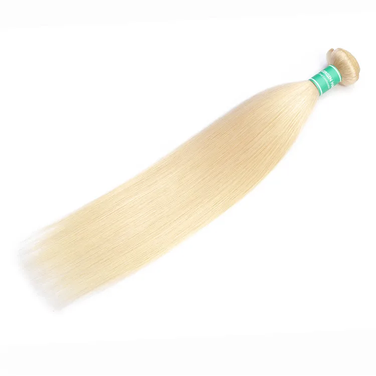 

613 Blonde Human Hair Bundles With Lace Closure,Russian Virgin Blonde Hair Extension