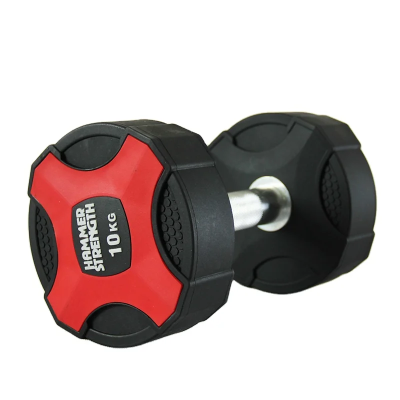 

Eterm 11 kg Gym Workout Man Power Weight Lifting Training the New Design PU Dumbbell, Black + gray