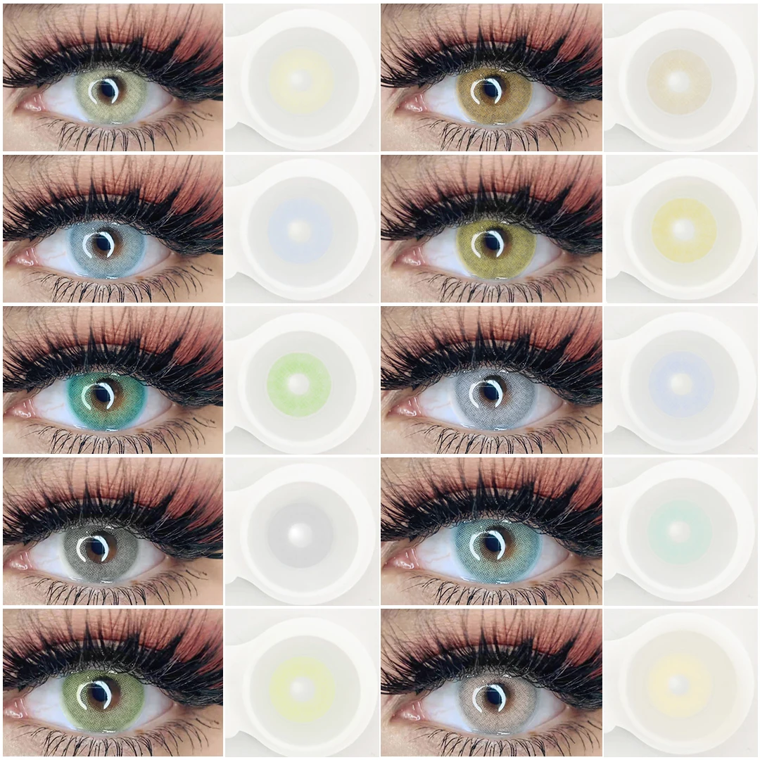 

EYESHARE Makeup Color Contact Lenses for Eye Cosmetics Contacted Lens for Cosplay Beauty Colored Lenses, 12color