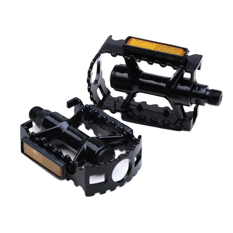 

TY 2PCS Bicycle Pedal with Reflective strip Metal Alloy Pedal 95mm x 85mm bike pedals ball-type 4 color, Customized