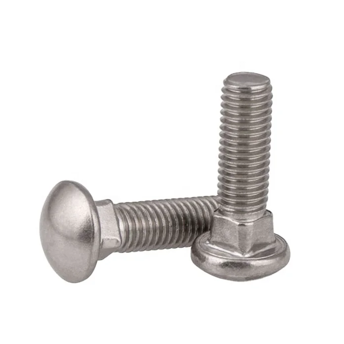 Din603 Stainless Steel Square Neck Wagon Carriage Nuts And Bolts For