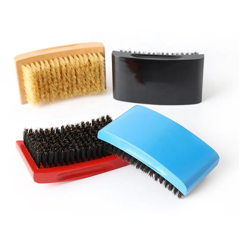

2021 New Design Wave Brush 360 Curved Wave Brush Hair and Beard Care Boar Bristles Factory Directly Sale Price OEM Logo Accept, Aqua, red, blue, black or customize