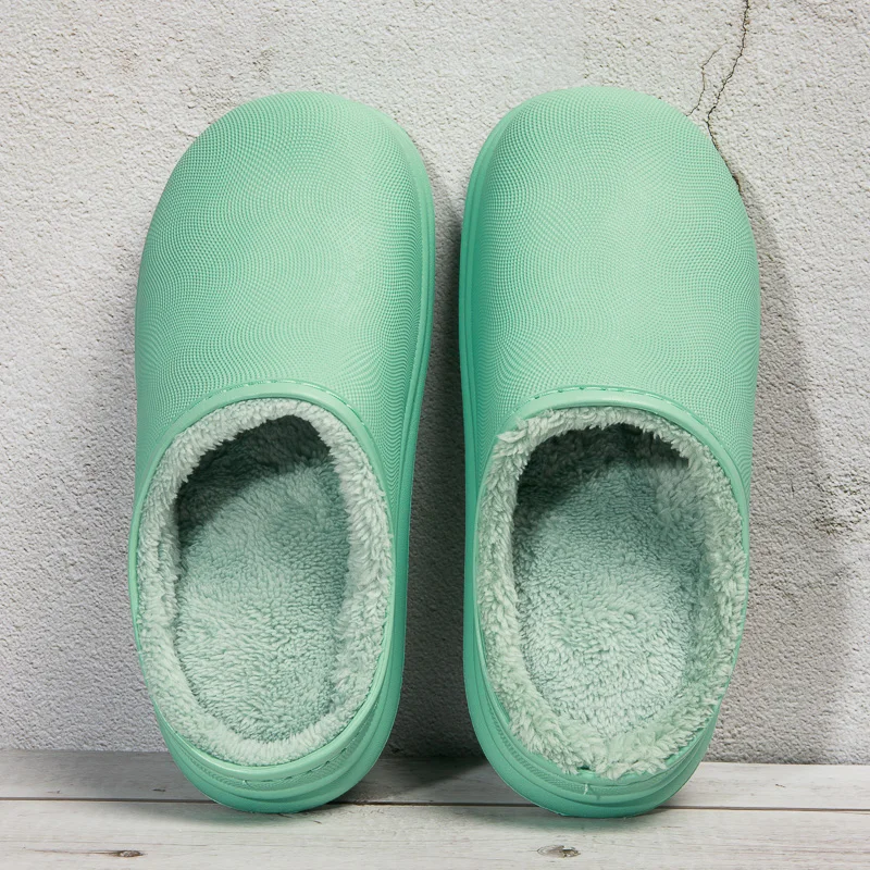 

New arrival fur lined slippers slides japanese pink new design sleeper shoes woman fur waterproof slipper for men