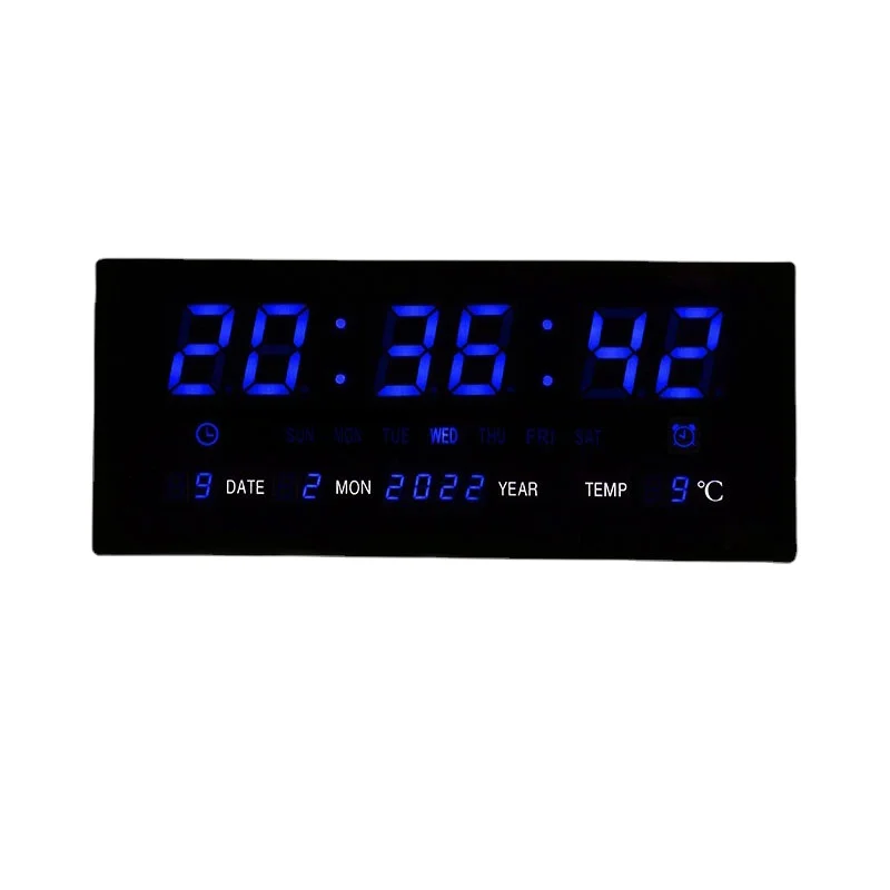 

3615 Professional Date Temperature Week Time Large Alarm Clock