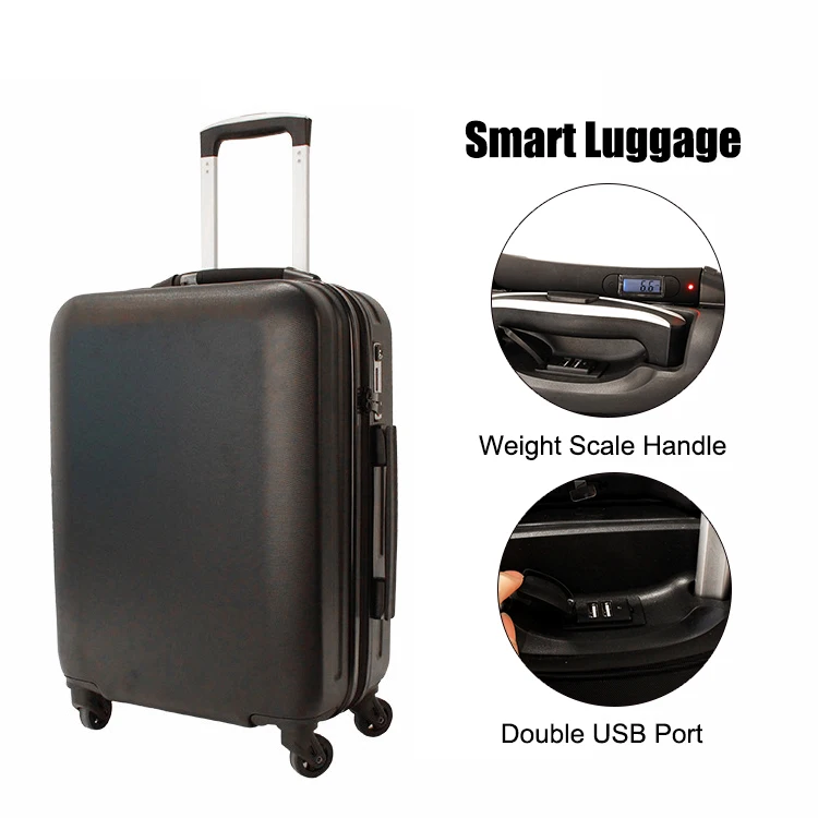 2020 Hot Smart Luggage Trolley Bag Set With Usb Ports,Bt Tsa Lock ...