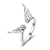 Special Angel Wing Shaped 925 Silver Zircon Diamond Ring For Women