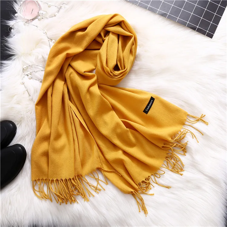 
Wholesale fashion scarf pashmina cashmere women shawl custom 