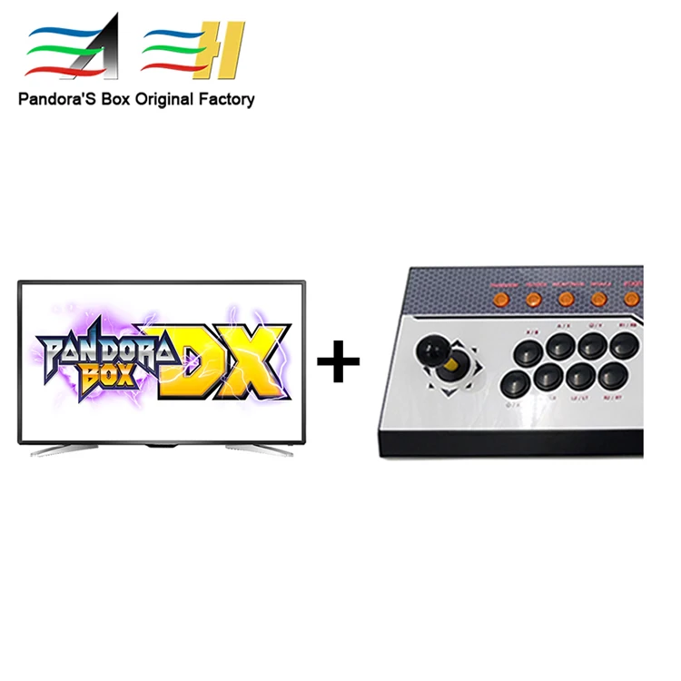 

In Stock Plug And Play Video Game Console 4 Player Arcade Console With Double Joystick 8 Button