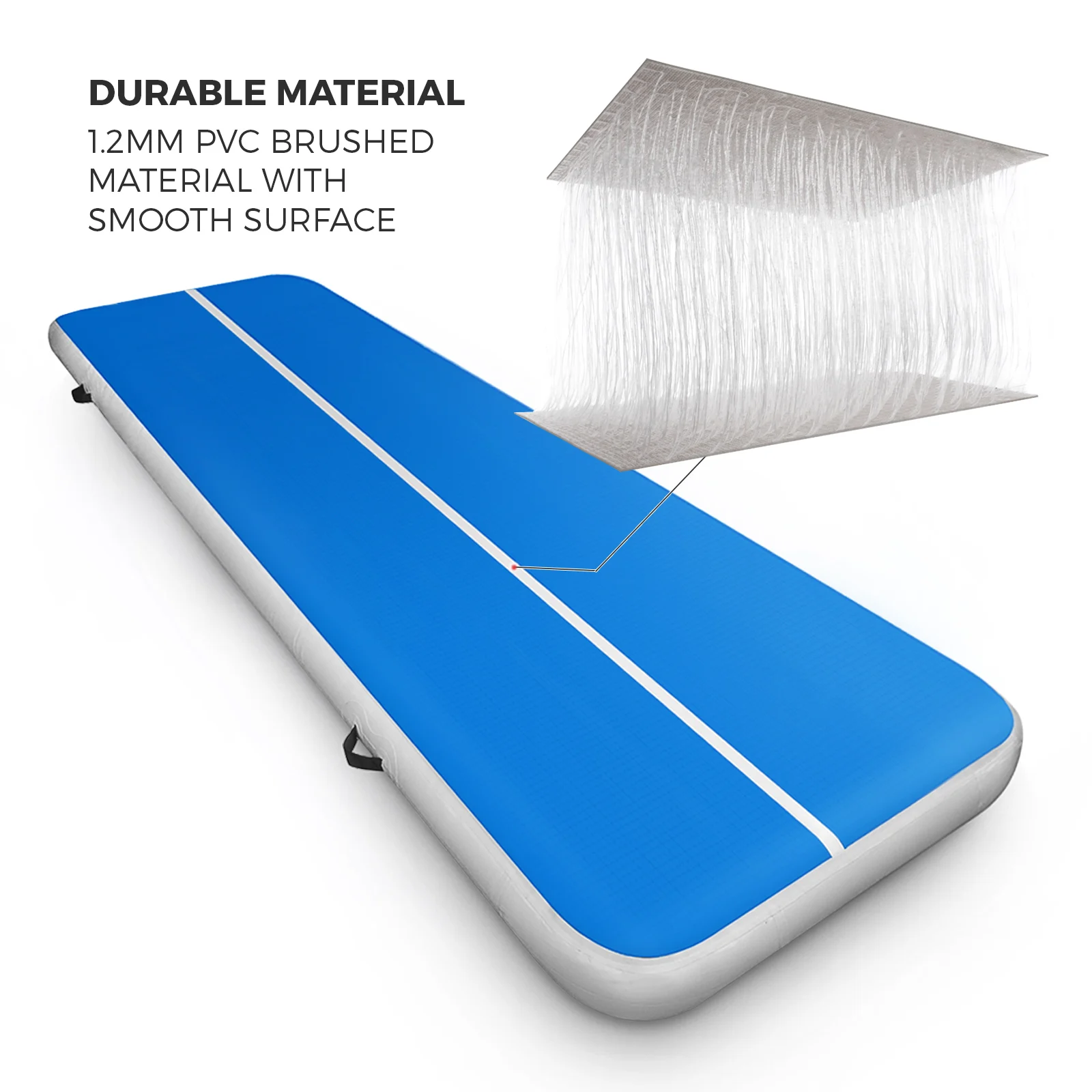 

4M Air Track Inflatable Airtrack Tumbling Gymnastics Mat For Home Yoga Training