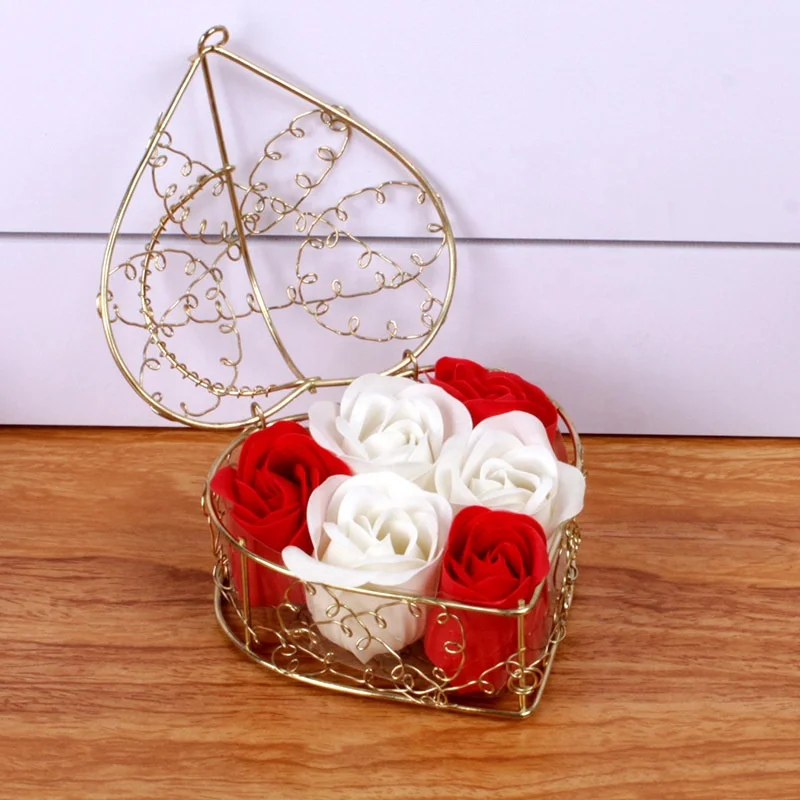 Eternal Rose Flower In Glass Preserved Valentine's Day w/ Gift Box For Mom Girls 