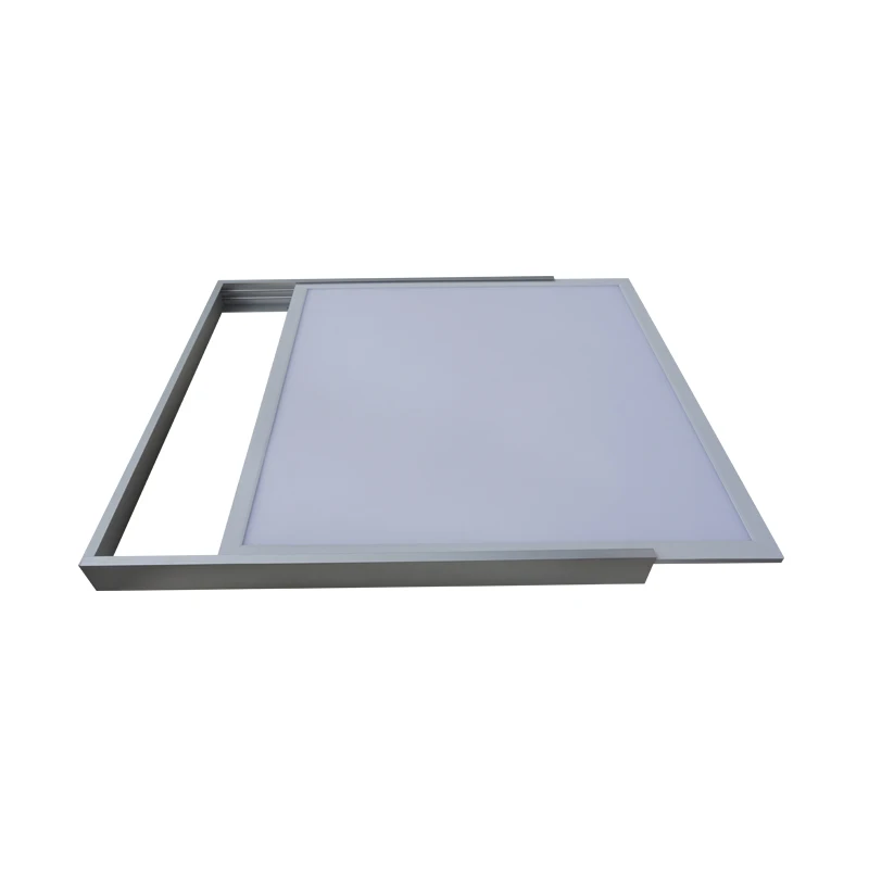 600x600 300x1200 white frame aluminum light box surface mount frame for led panel