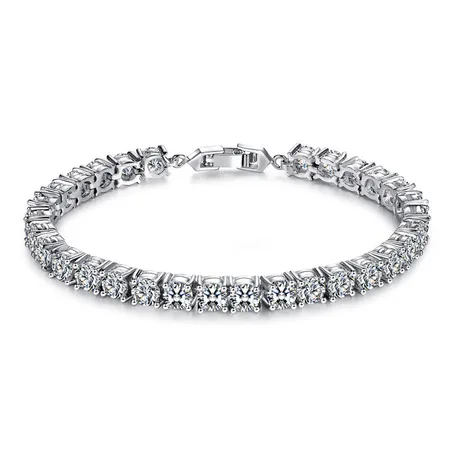 

PUSHI moissanite bracelet women 50 points tennis bracelet