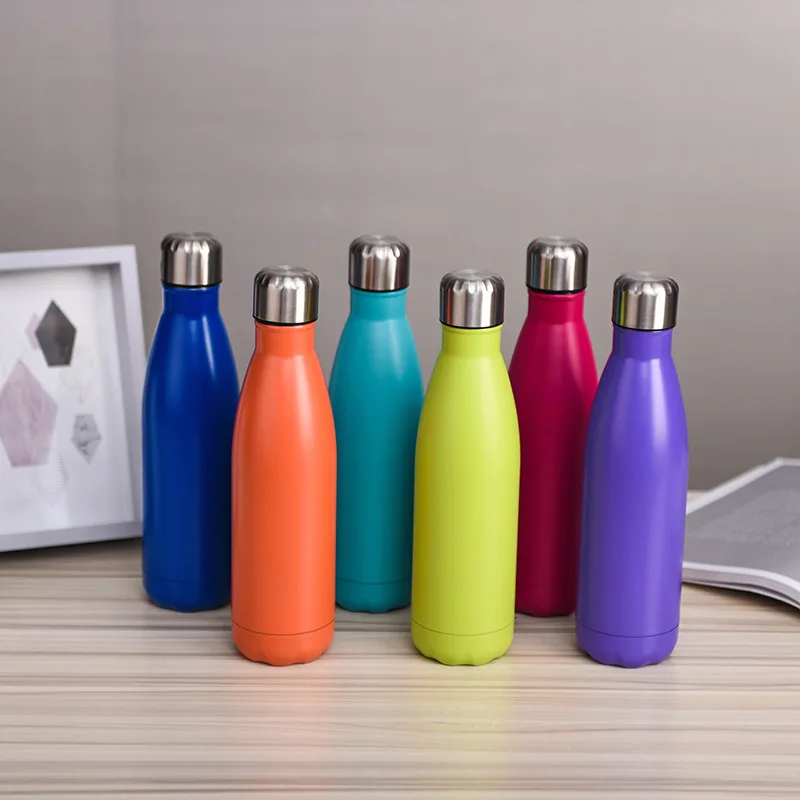 

Double Wall Thermal 304 Stainless Steel Reusable 500ml Insulated Water Bottles