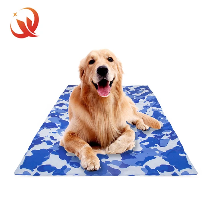 

Waterproof breathable outdoor self cooling pad dog cooling mat for pets, Blue