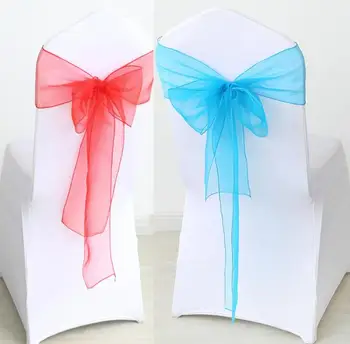 Wholesale Cheap Wedding Decoration Chair Ribbon Covers Sash