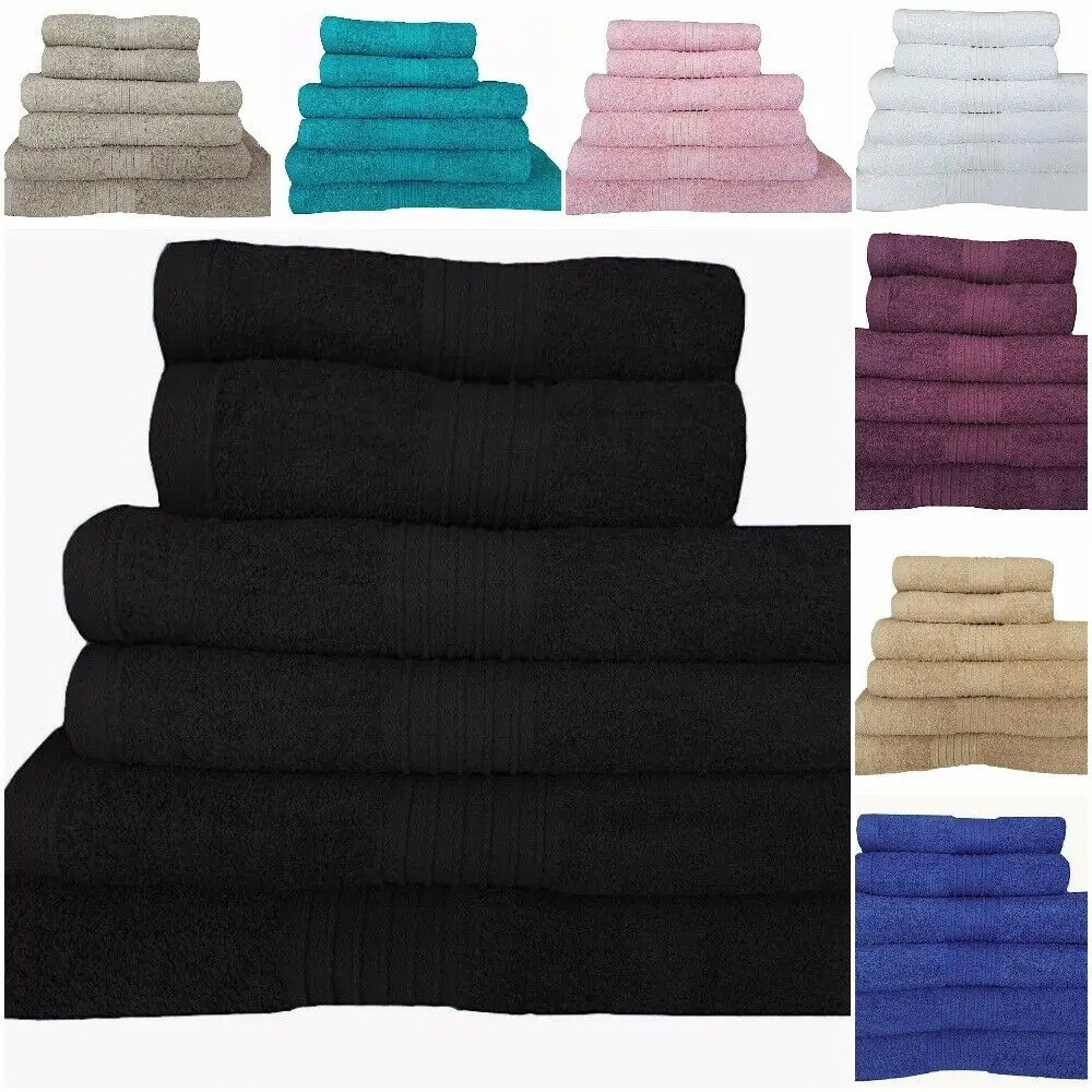 100/% Egyptian Cotton POM POM Hand Bath Towel Bath Sheet or Towel Bale Set Luxury