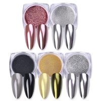 

BORN PRETTY Nail Art 1g/Box Long Lasting Magnitic-Box Shining Dust Powder Nail Decoration Mirror Powder