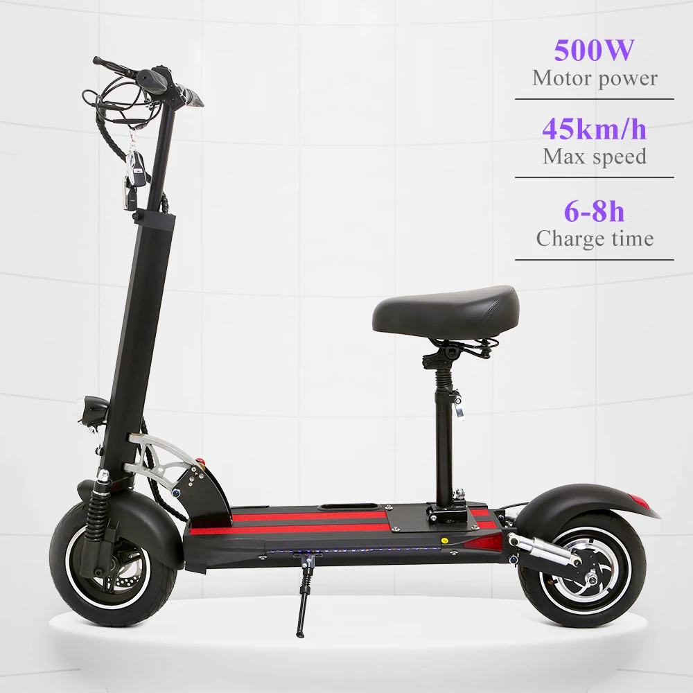 

Stock of EU Warehouse Foldable Cheap Scooter Electric Kick Scooter For Adults, Black