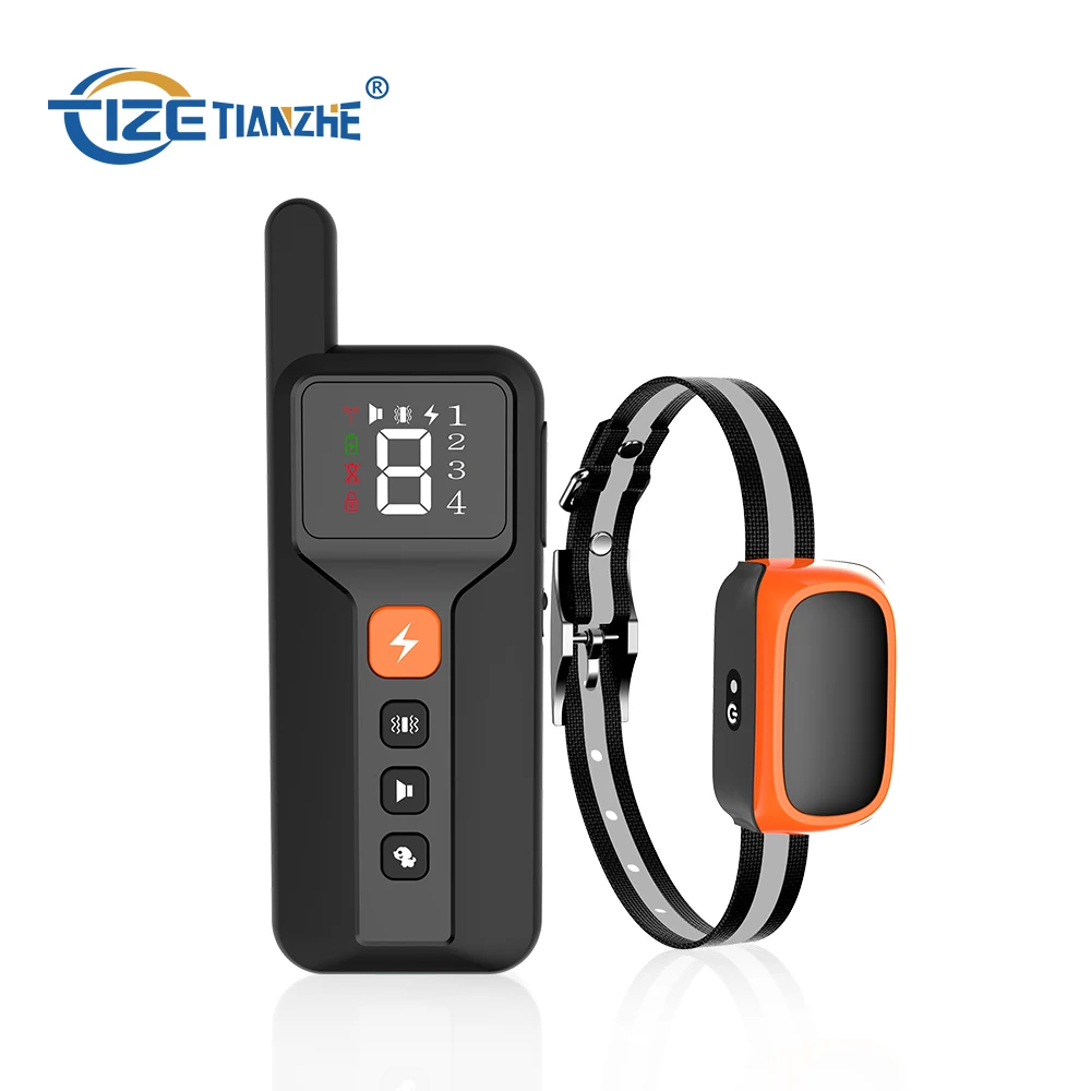 

1000 Feet 330Yard Range Electric Remote Dog Shock Training Collar, Black, white
