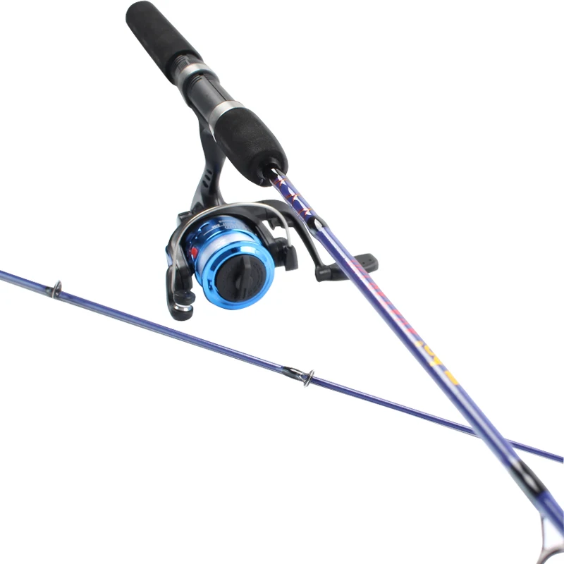 

1.2m/1.5m Fiberglass Fishing rod with reel combo spinning fishing rod Ice fishing rod set