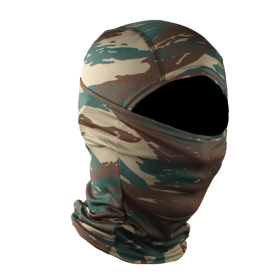 

Outdoor Breathable Cycling Custom One Hole Camouflage Full Face Mask Balaclava Ski Mask, Muilti-colors or custom