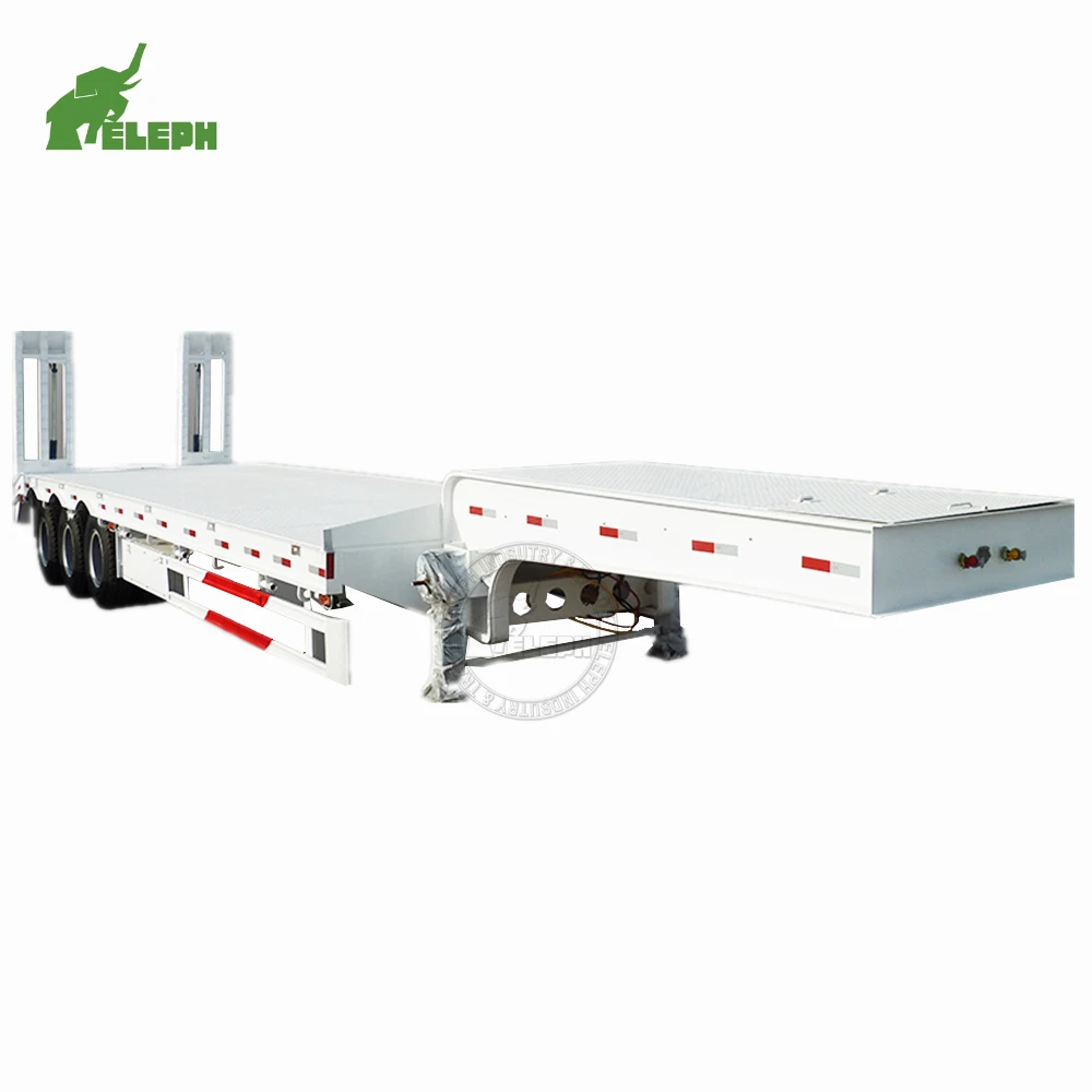 

NEW MECHANICAL 3 AXLE 50TON LOWBOY LOW BED TRAILER FOR SALE SOUTH AFRICA, Customized