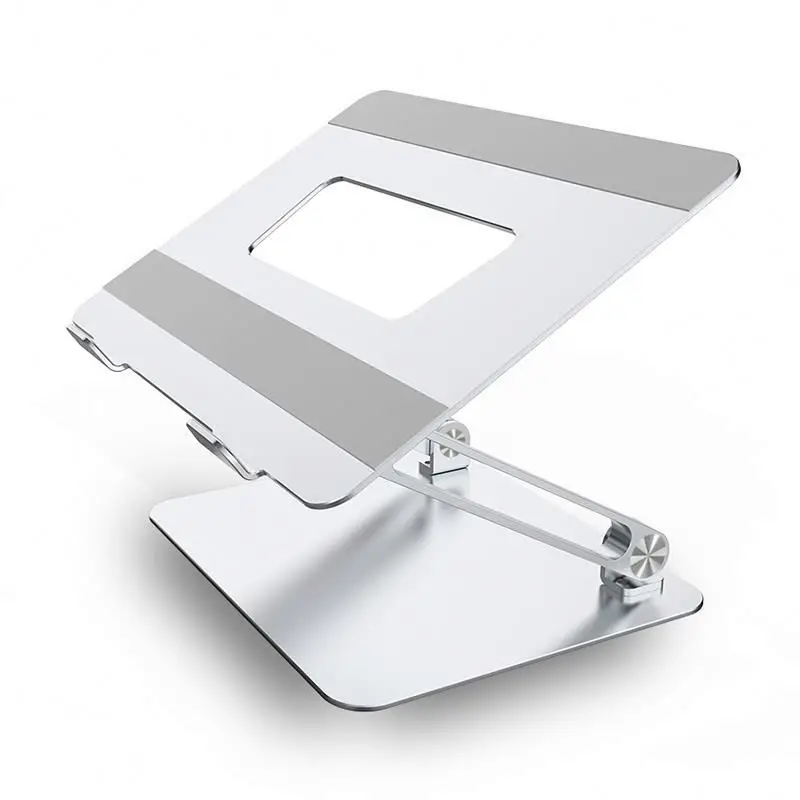 

Angle aluminum alloy portable desktop stand TOL8e tablet holder, Silver