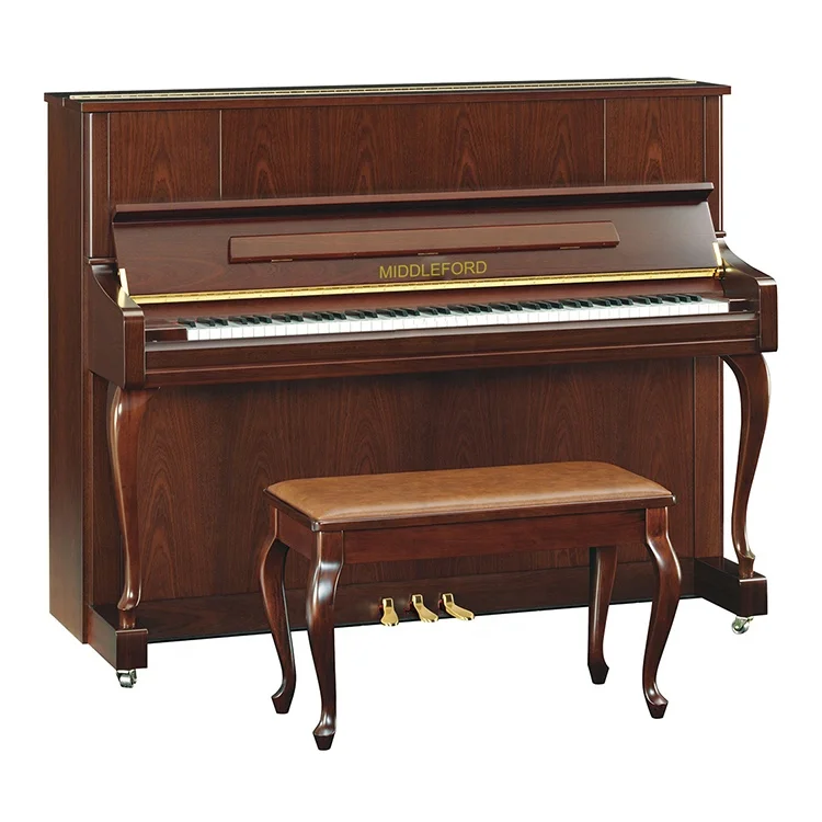 

Hot sale walnut polished acoustic upright piano High quality Wooden Pianos UP-121WA