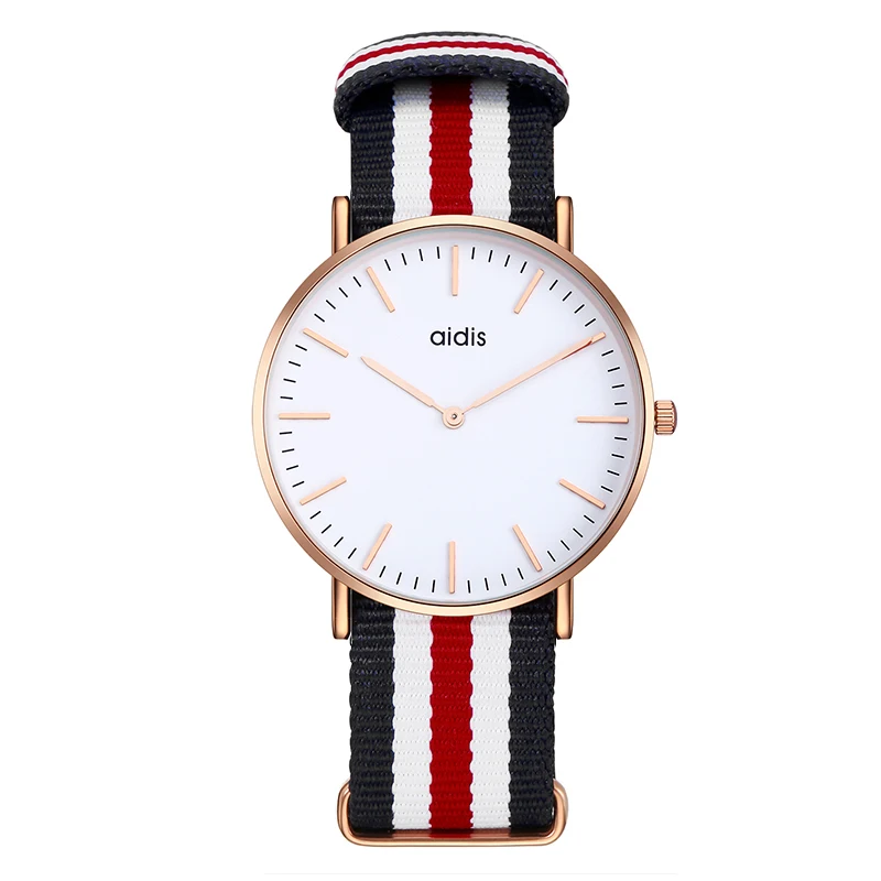 

dropshipping Ultra-thin quartz watches men and women fashion watch waterproof watch, Customized