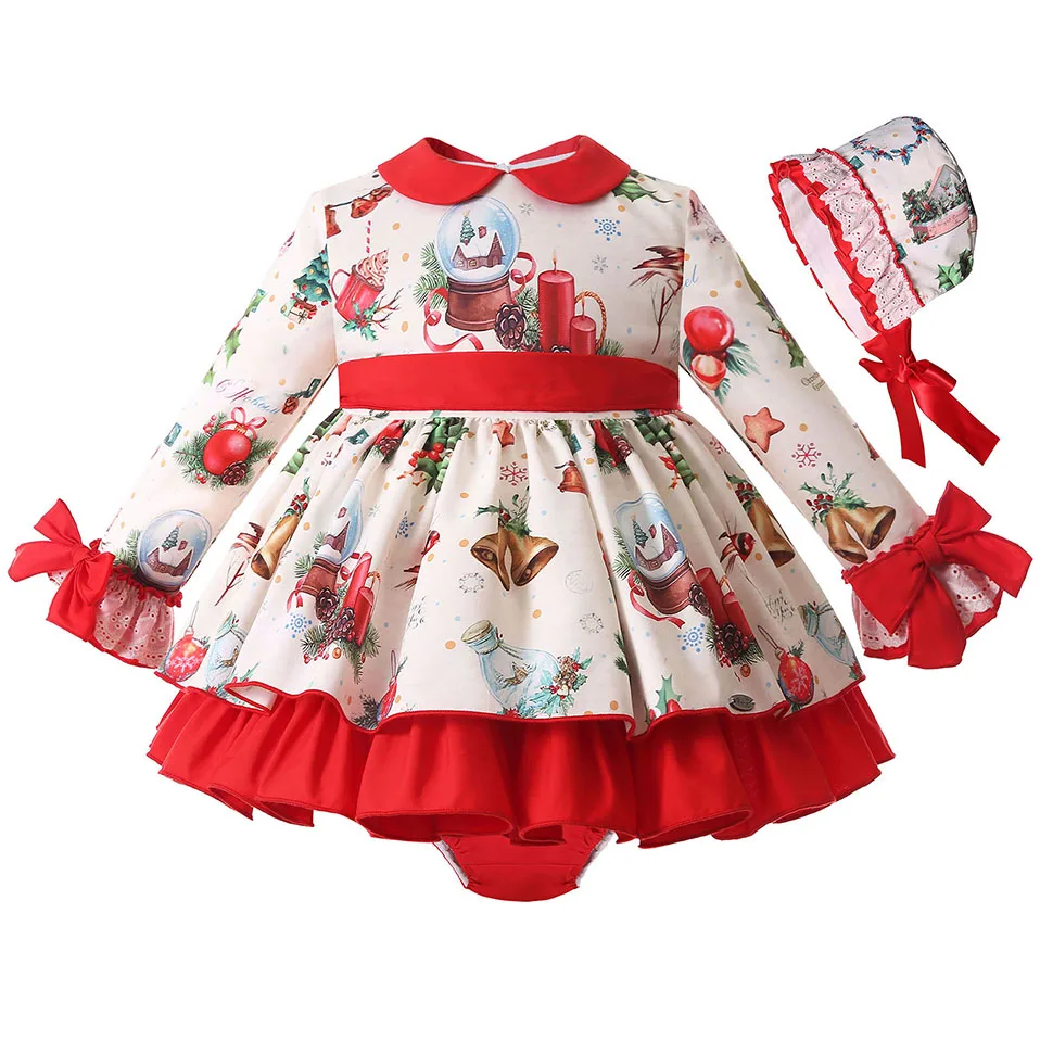 

Wholesale Pettigirl New Kids Baby Girl Clothing 3PCS Set Elegant Holiday Party Wedding Dress for Babi Clothes Age 69 12 18 24M