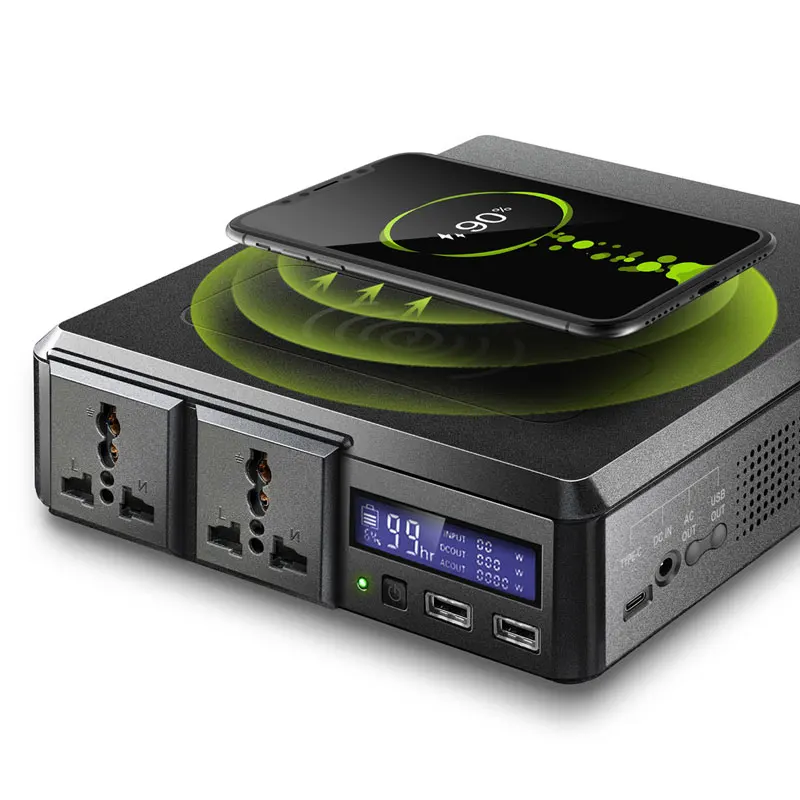

Real-Time LCD Displays 100W Power Station, Solar Power Bank Charger for Custom Logo Wholesale Promotional Products