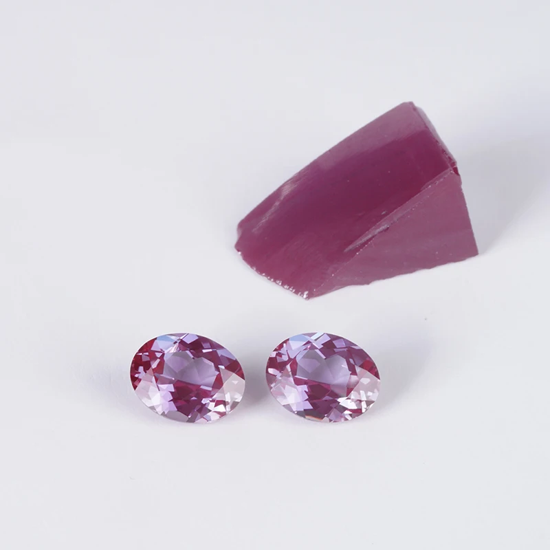 

Starsgem lab grown corundum sapphire Alexandrite color changed gemstones for jewelry