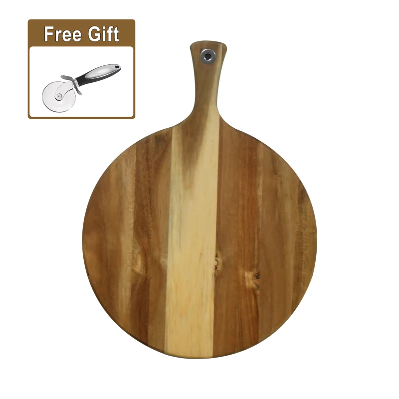 

Restaurants Acacia Wood Pizza Peel pizza Paddle Board, Natural