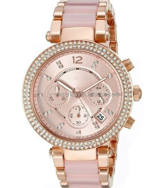 

2021Best sell Lady Quartz watches MK Luxury Wristband Bracelet fitness Christmas Gift MK5896Set for Women Miyota Movement Montre, Multi colors