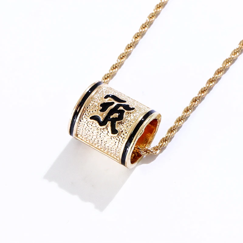 

Komi Hawaiian Polynesian Style Ring Necklaces for Women Samoa Enamel Gold Plated Chains Necklaces Jewelry Wholesale, Gold color