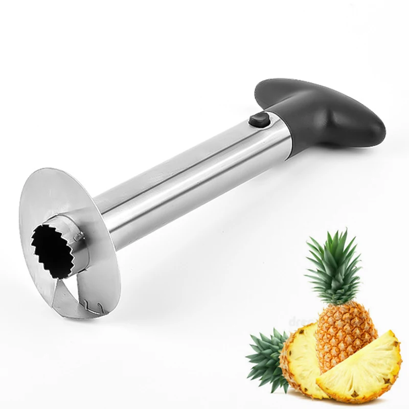 

Wholesale Multi-Function Stainless Steel Pineapple Corer Peeler Slicer for Kitchen Accessories Fruit Knife Cutter, Silver