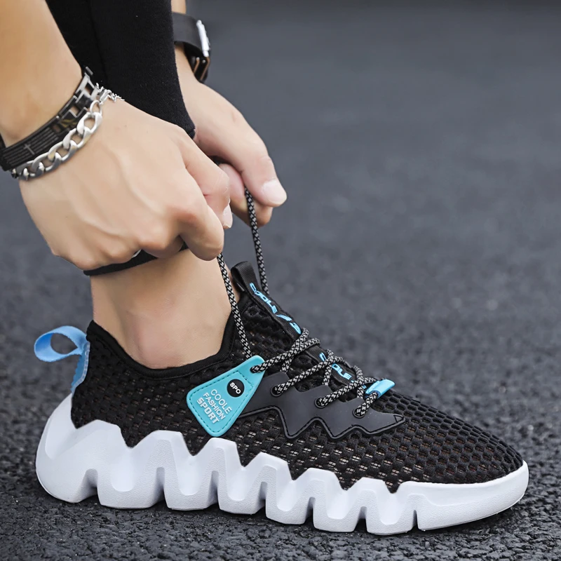 

Wholesale custom cheap lightweight breathable mesh male shoes men chunky sneakers men shoes sneaker sport, Optional