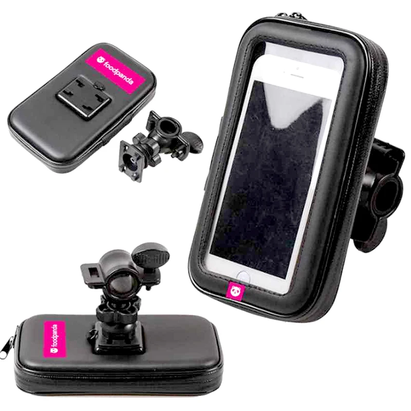 

Factory directly wholesale Motorcycle Scooter Bicycle Waterproof Phone Holder Bag Bike Phone Case Holder, Black