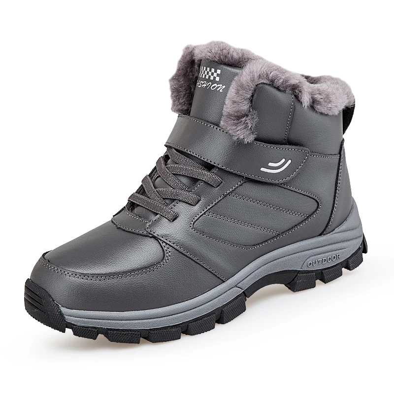 

Wholesale custom designer women and mens winter warm shoes waterproof ankle plush snow boots for snow, Optional