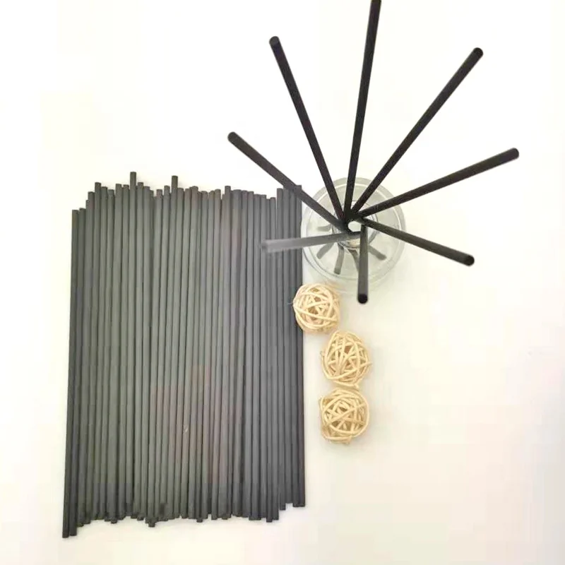 

Promotion popular fragrance diffuser with wood cap with rattan reed sticks diffuser