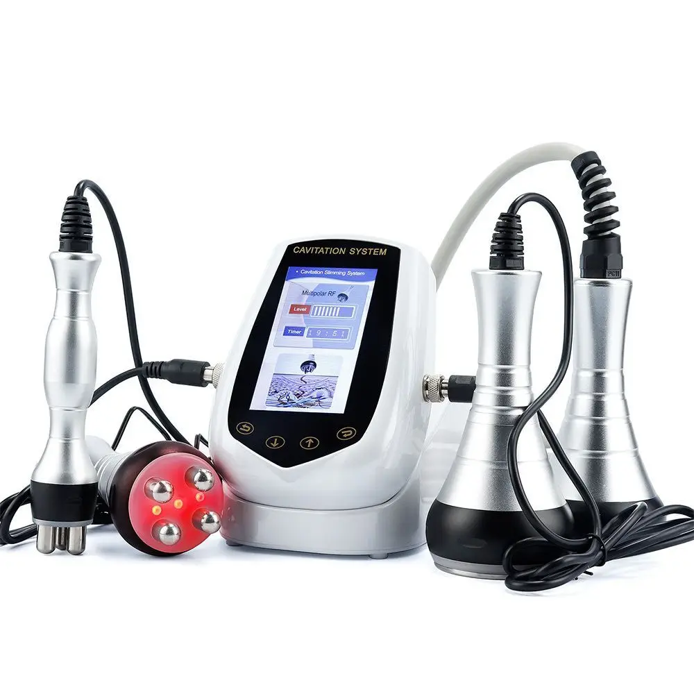 

4 in 1 Ultrasonic Cavitation Machine 40K RF Body Slimming Cellulite Fat Burner Weight Loss Machine Beauty Instrument