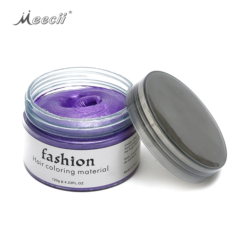 

Private Label MOFAJANG Fashion Hair Styling Cream Pomade Color Super Hair Wax Strong Temporary Disposable Clay Color Wax, Pictures