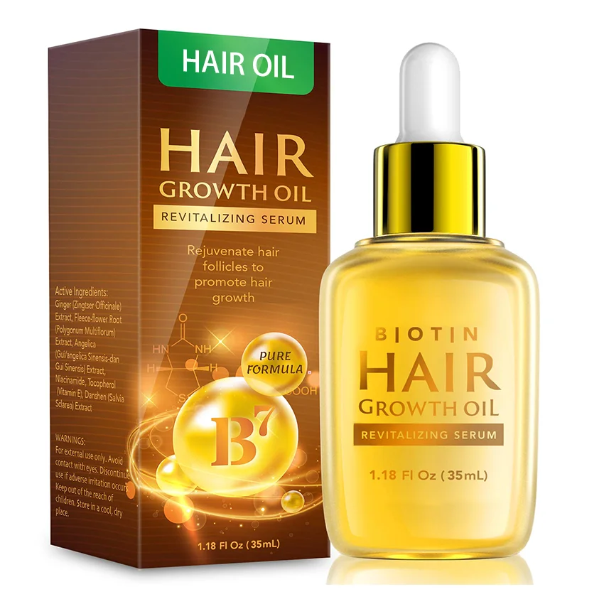

Private Label Vitamins Fast Hair Regrowth Serum Top Sellers 2021 for Amazon OEM Natural Organic Hair Growth Oil